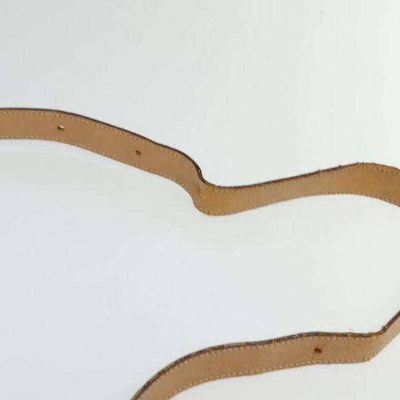 CELINE Macadam Canvas Shoulder Bag Pvc Leather Brown Gold - Picture 8 of 12